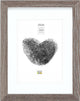 Cornice per foto Deknudt frames - grigia con passepartout - 13x18 20x30 cm