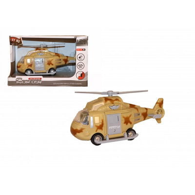 Attrito dell'elicottero con luce e suono