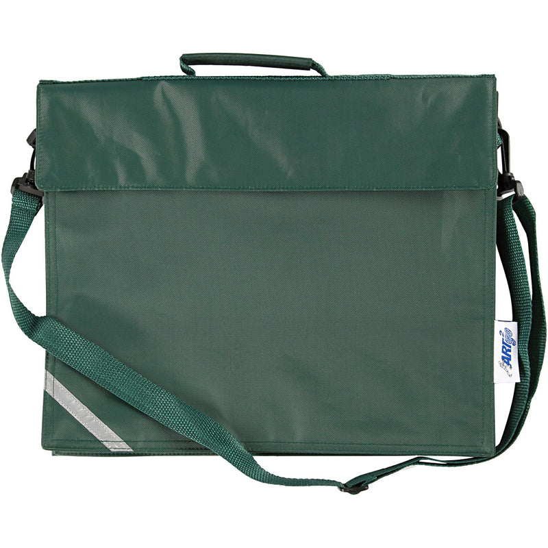 Zaino per la scuola, d: 6 cm, dimensioni 36x31 cm, verde, 1 pezzo