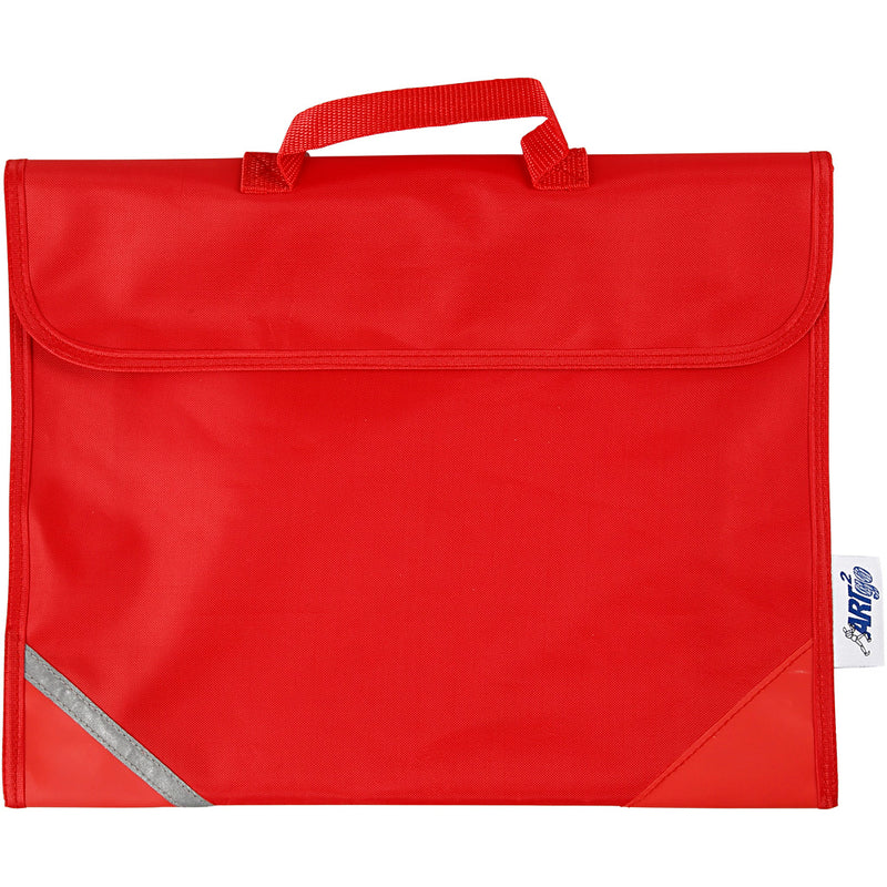 Zaino per la scuola, d: 9 cm, misura 36x29 cm, rosso, 1 pezzo