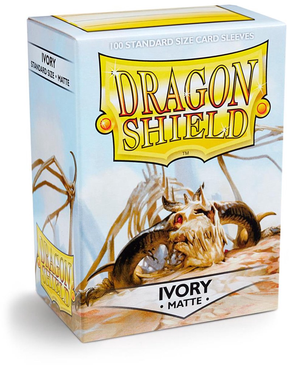 Dragon shield 100 hoesjes matte ivory standaard maat card sleeves