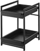 Yamazaki keukenkast organizer - 2 niveaus - tower - zwart
