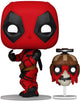 Funko deadpool deadpool wolverine - deadpool con headpool figura de vinilo 1400 pop unisex! - multicolor - estándar