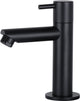 Rubinetto acqua fredda Differnz - nero opaco dritto