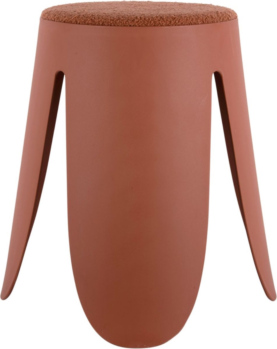 Taburete Leitmotiv savor - naranja - ø44cm - moderno
