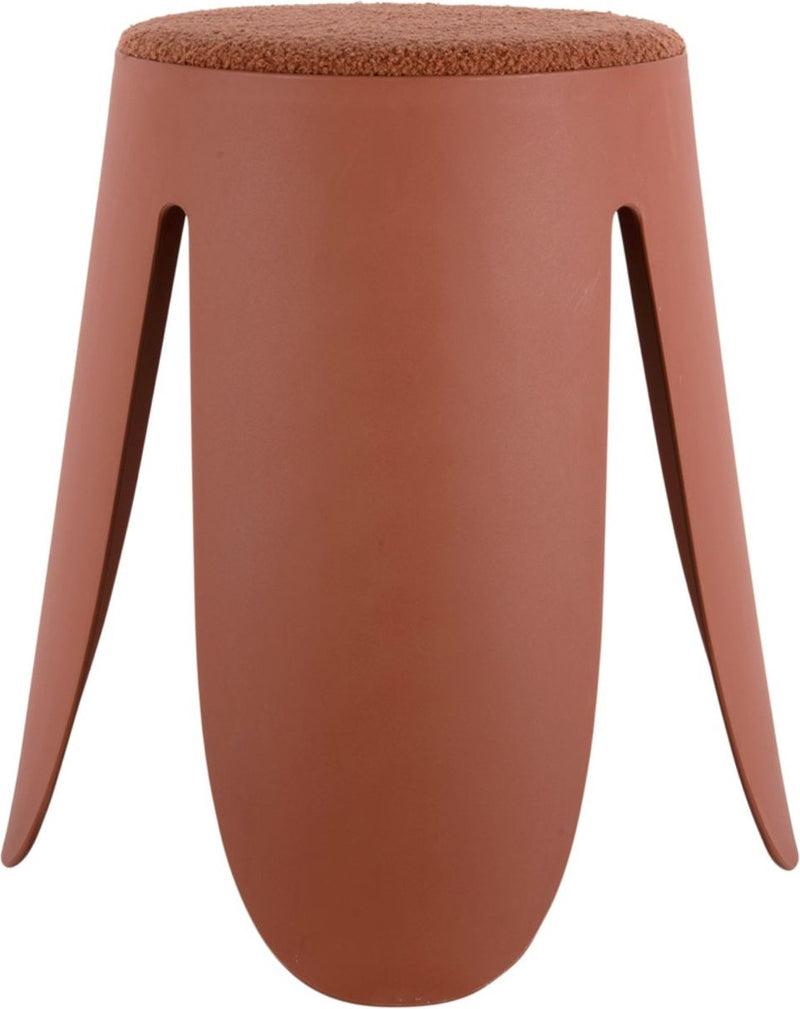 Taburete Leitmotiv savor - naranja - ø44cm - moderno