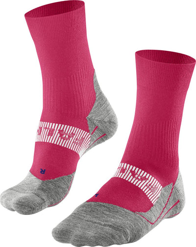 Falke ru4 cool calzini da corsa in materiale funzionale antivesciche da donna rossi - taglia 35-36