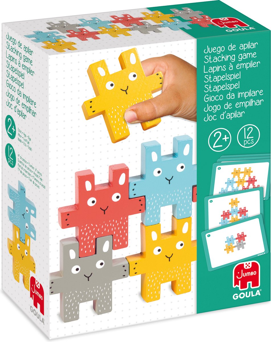 Goula jumbo - - houten stapelspel - educatief spel