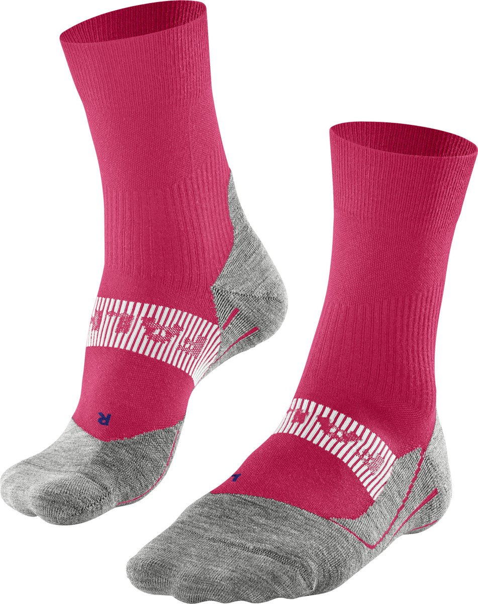 Falke ru4 cool anti-blaar functioneel materiaal hardloopsokken dames rood - maat 41-42