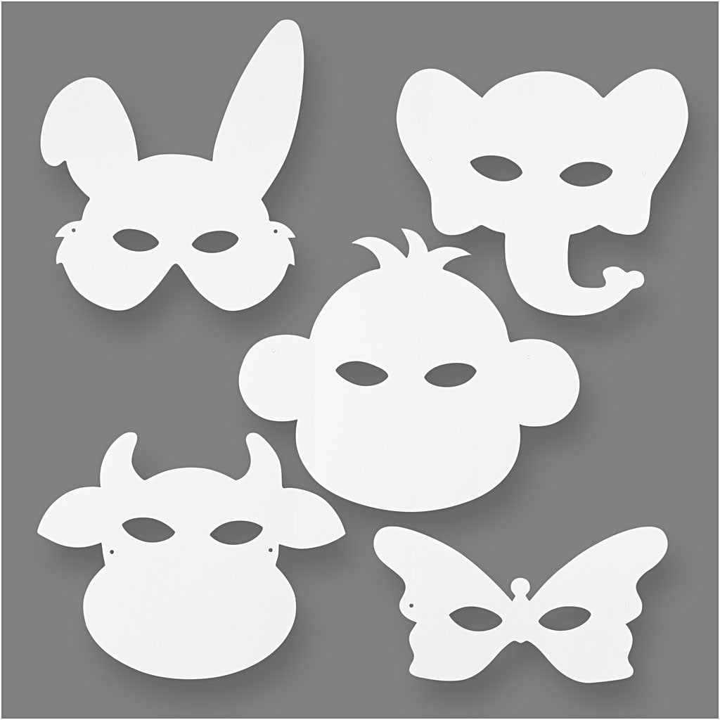 Craft Masks Dieren, 16st.