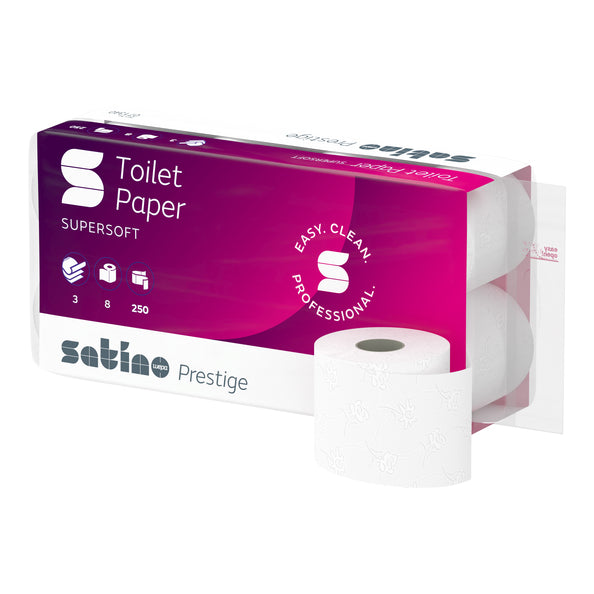 Papel higiénico Wepa satino prestige 3 capas (64x 250 hojas)