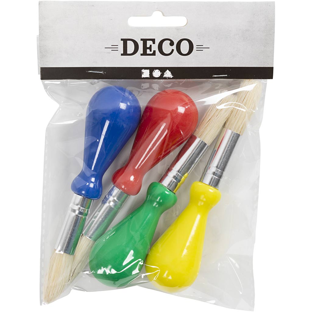 Creative Company Baskes's Bashings, L: 11,5 cm, D 13 mm, B: 11 mm, rotondo, 4 pezzi 1 scatola