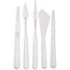 Spatole Creative Company, l: 17-20 cm, l: 13-33 mm, bianco, 5 pezzi 1 scatola
