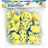Creative Company Foam Stamps, H: 6-8 cm, B: 6-8 cm, 24 pezzo 1 Box