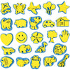 Creative Company Foam Stamps, H: 6-8 cm, B: 6-8 cm, 24 pezzo 1 Box