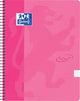 Oxford touch - schrijfblok - a4 - geruit- 140 pagina's - 90g - soft cover - roze