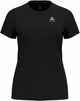 Odlo essential flyer hardloopshirt - vrouwen - zwart - xs