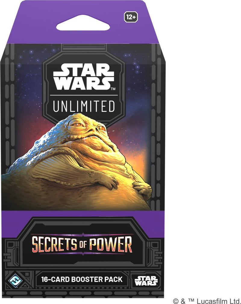 Giochi di volo fantasy Star Wars Unlimited - Segreti del potere - Booster con maniche