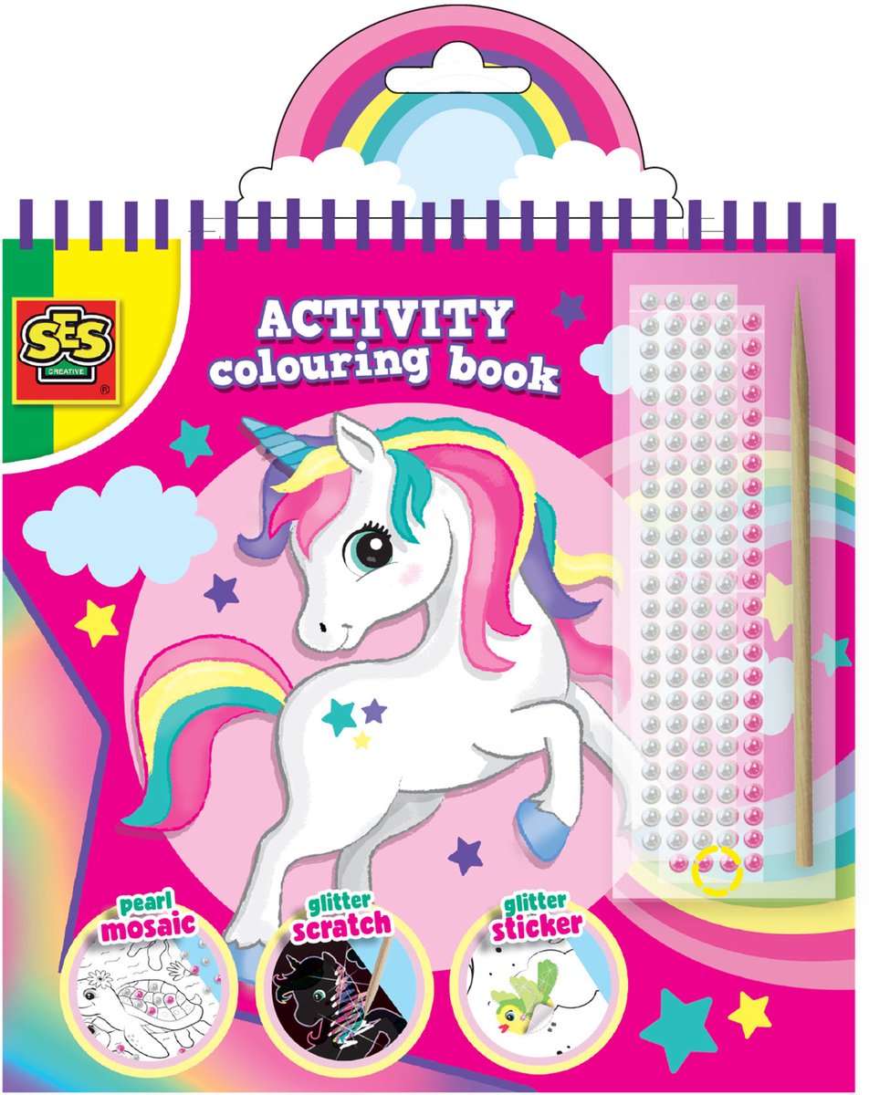 SES do Coloring Book Glitter 3 in 1