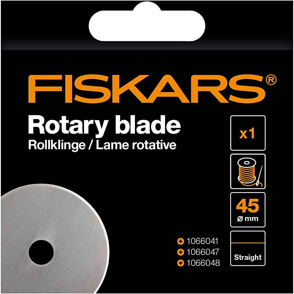 Cuchilla de repuesto Fiskars giratoria de corte de acero de 45 mm.