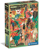 Clementoni - rompecabezas - 1000 piezas - animales e ilustraciones botánicas - rompecabezas para adultos
