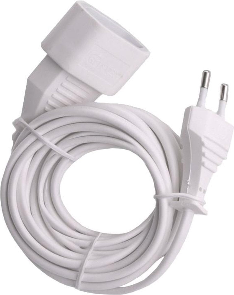 Cable de extensión Q-link - euro - h03vvh2-f - 2 x 0,75 mmâ² - blanco - 5 m