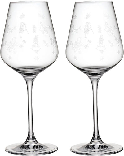Merkloos sans marque villeroy boch toy's delight wit wijnglas 38 cl 2 stuks
