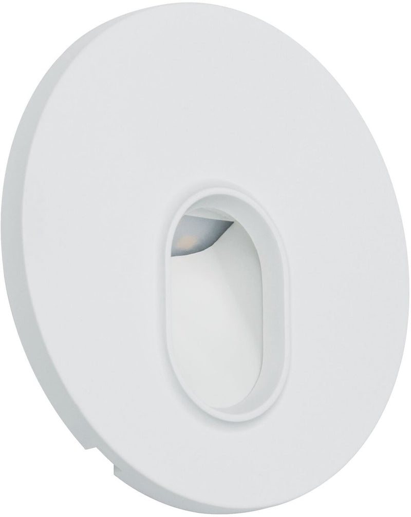 Paulmann Aplique LED empotrable pared redondo 78 mm 1,1w 65lm 230v 2700k blanco