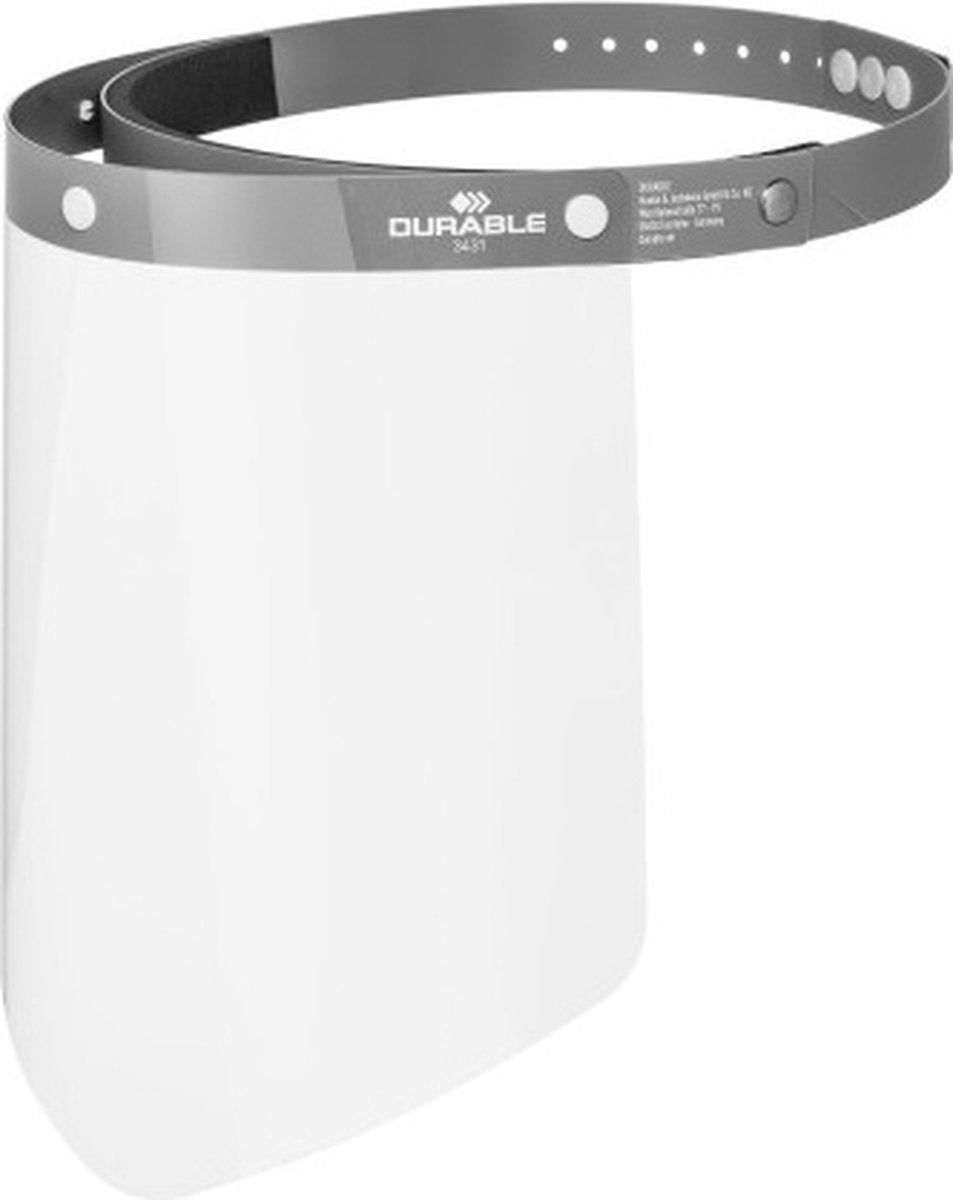 Visiera facciale durevole pieghevole conforme CE 3431-10 - (maschera paraspruzzi visiera paraspruzzi)