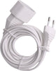 Cavo prolunga Q-link - euro - h03vvh2-f - 2 x 0,75 mmâ² - bianco - 5 m