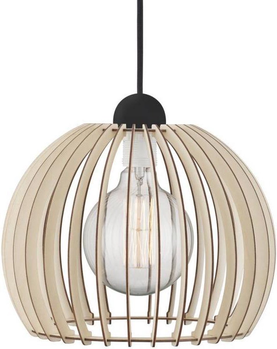 Nordlux chino 30-hanglamp-e27-blank hout
