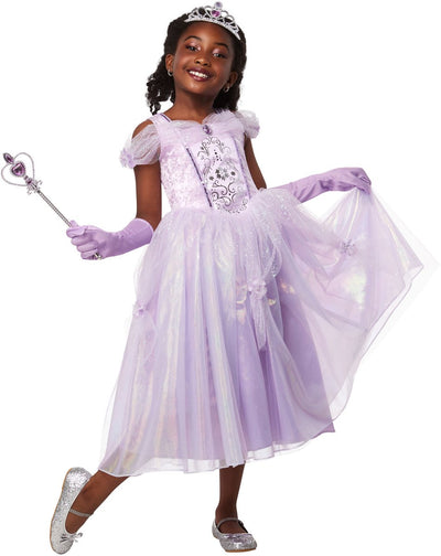 Costume per bambini da principessa rubini viola - taglia 7-8 anni