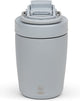 Leopold vienna - koffiebeker rvs thermosfles to go beker moshi - grijs - 350ml