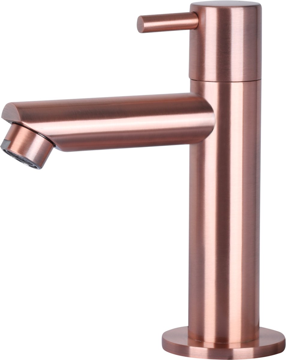 Grifo de agua fría Differnz - recto - cobre rojo
