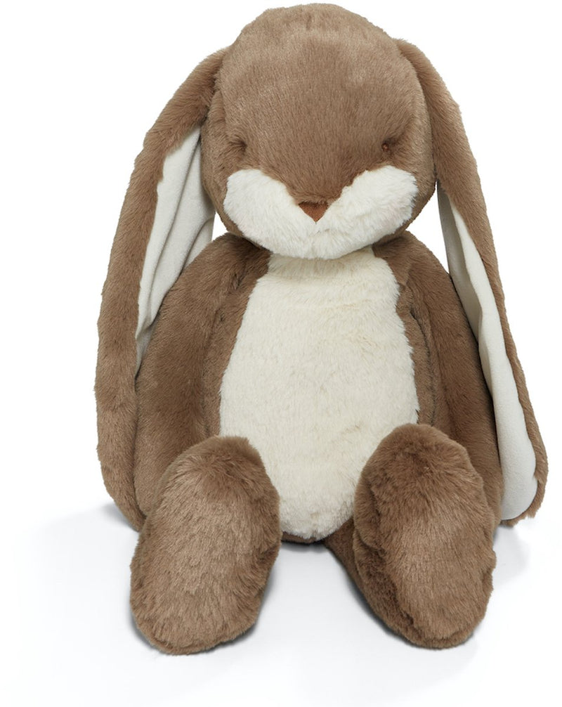 Bunnies by the bay coniglio floppy nibble - animale di peluche - peluche per bambini - dettagli ricamati - caramello - 52 cm