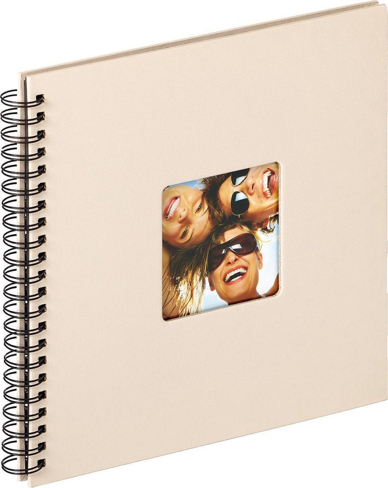 Walther sa-110-c fun - album a spirale - misura 30 x 30 cm - marrone chiaro