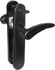 Taburete Impresso Philly con escudo ovalado tornillo ciego aluminio negro