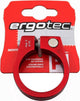Ergotec Saddle Clamp Sci-105 34.9 mm con tornillo rojo
