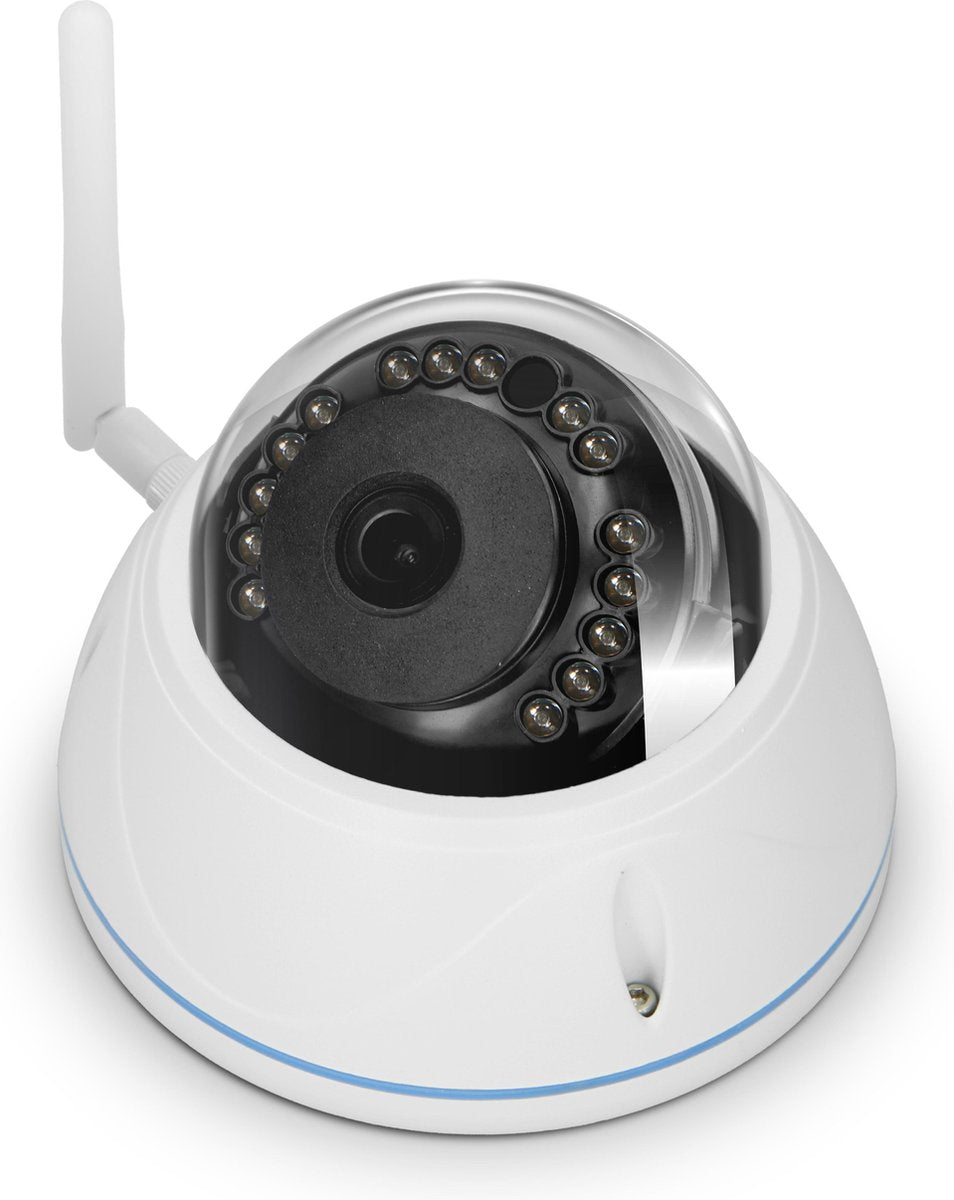 Alecto dvc136ip - outdoor wifi dome camera - koepelcamera - wit