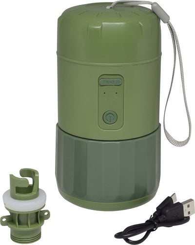 Eurotrail - compressor pump rechargeable - 12psi - green