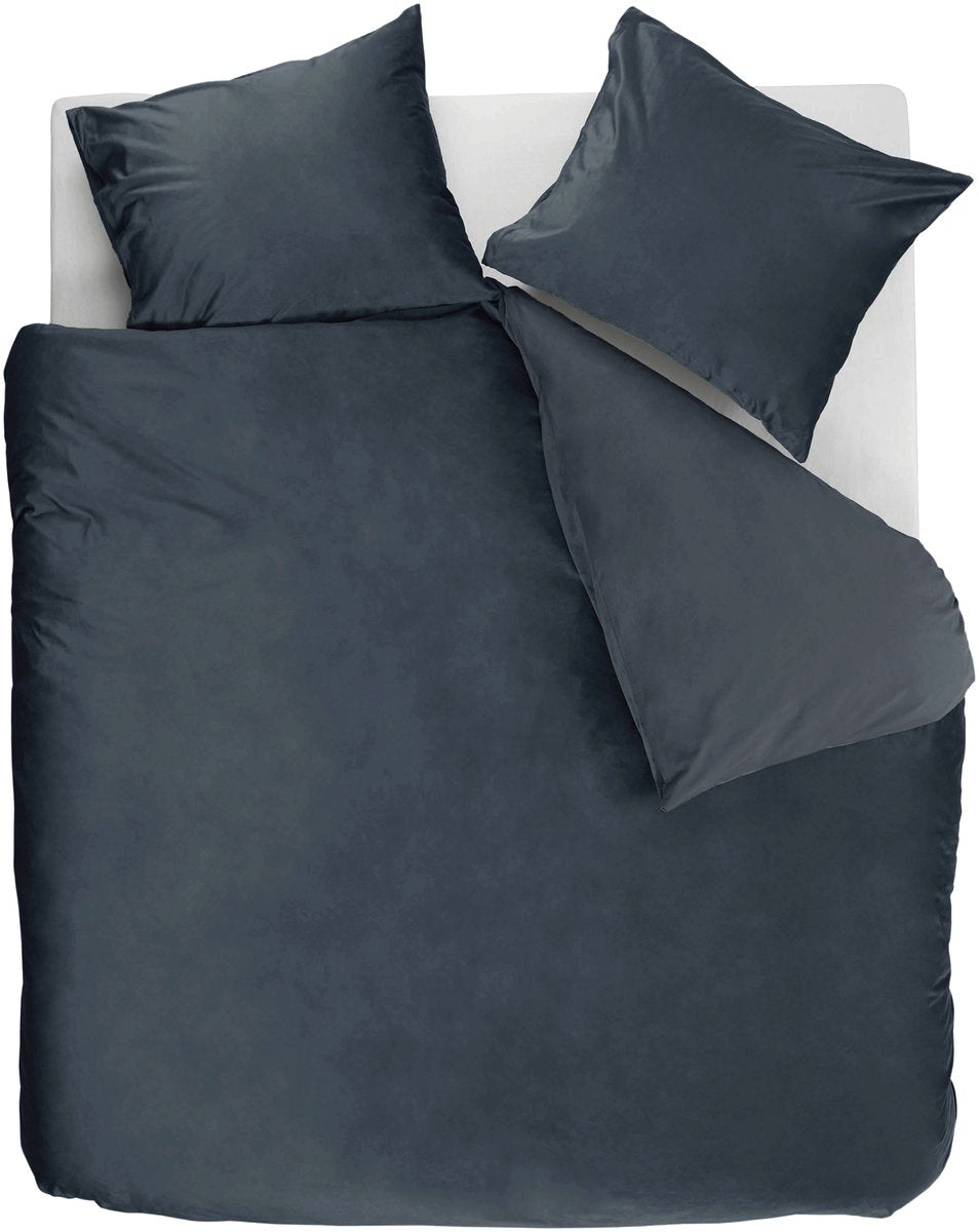 Copripiumino vellutato Ambient - matrimoniale - 200 x 200 220 cm - blu