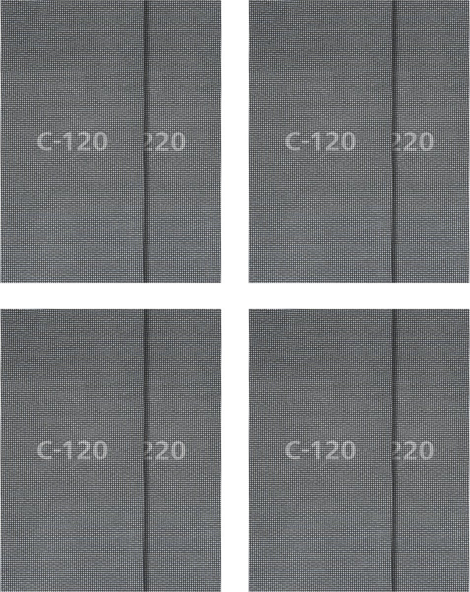 Wolfcraft - Set reti abrasive per cartongesso da 16 pezzi - 115 x 280 mm - grana 120 + 220 - 8644000