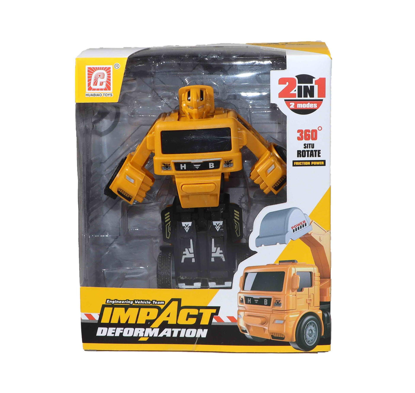 Robot construcción camión transformable