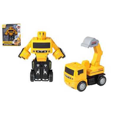 Camion da costruzione robot trasformabile