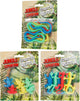 Jungle expedition stretch reptielen 10cm 6 stuks op kaart