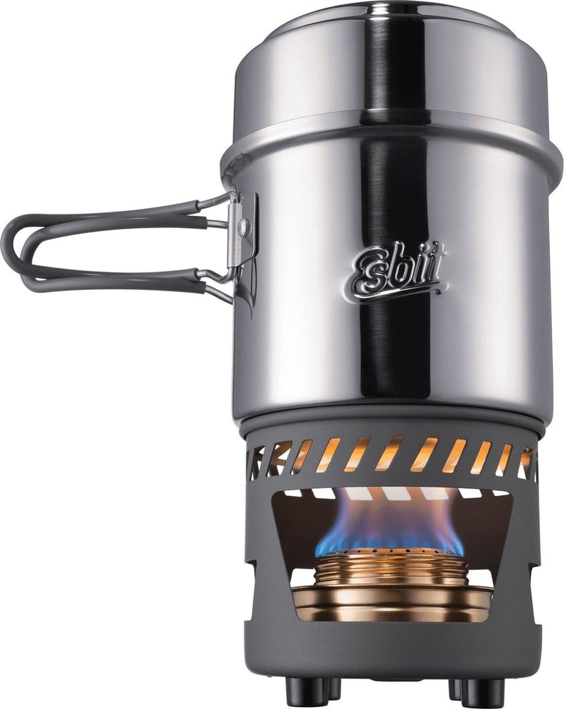 Estufa de exterior Esbit 985ml - quemador de alcohol - aluminio acero inoxidable - bolsa de almacenamiento