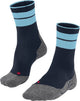 Falke tk stabilizing anti-blaar dik wol functioneel materiaal wandelsokken heren blauw - maat 42-43