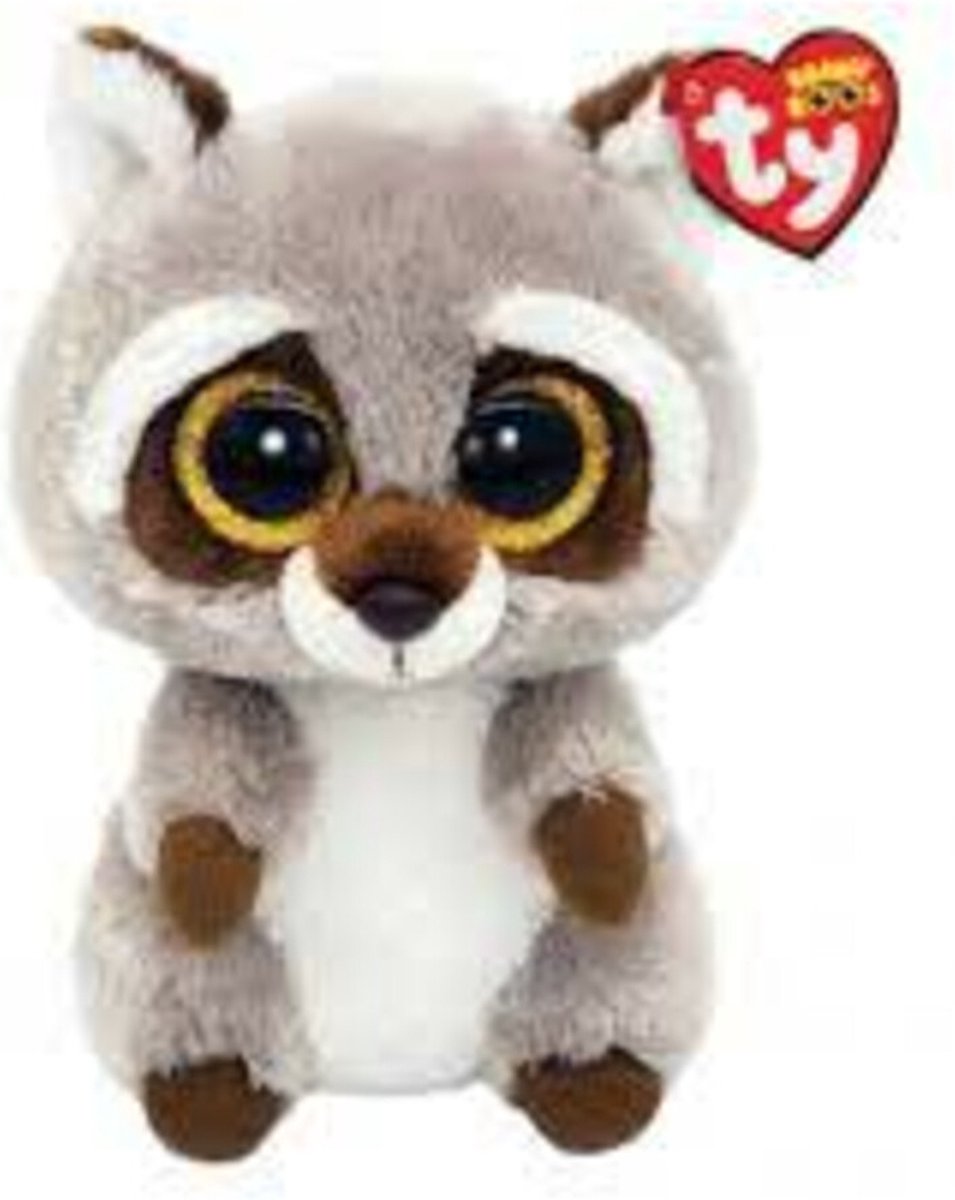 Ty Beanie Boo's Racoon, 15 cm