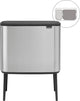 Brabantia bo touch bin prullenbak - 11 + 23 liter - afvalscheiding - matt steel fingerprint proof