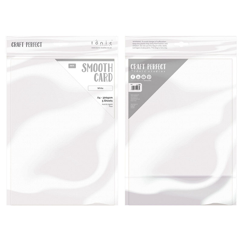 Craft perfect by tonic studios craft perfect • smooth card a4 300g white 5pcs